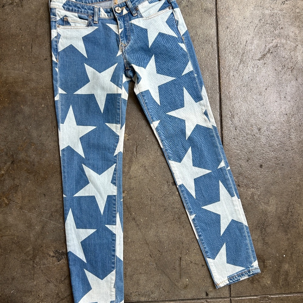 Vivienne Westwood New Anglomania Vintage Rare Star Jeans skinny fit - Picture 14 of 16